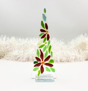 Holiday Tree #8 poinsettia