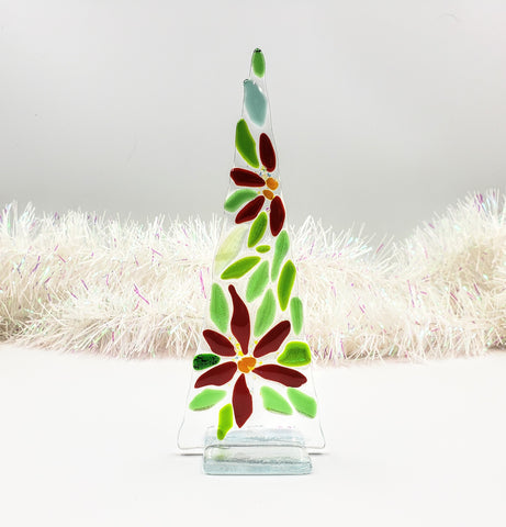 Holiday Tree #8 poinsettia