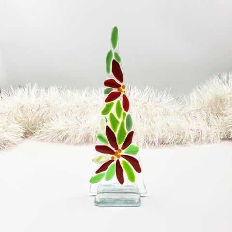 Holiday Tree #9 poinsettia